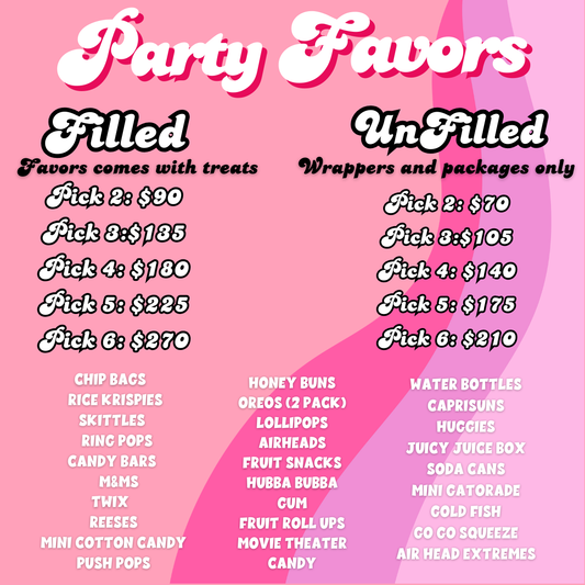 Custom Party Favors